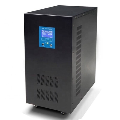 Inverter Factory SGN-7kw 8kw 9kw 10kw 96/192V 10-60A 7000W Pure Sine Wave Inverter With AC Charger Single Phase Solar Inverter 550*365*785mm