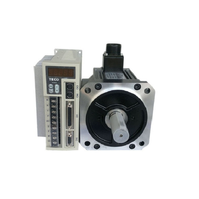 TECO Motor totally enclosed with easy AC servo drive.